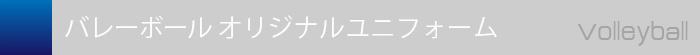 オリジナルバレーボールユニフォーム